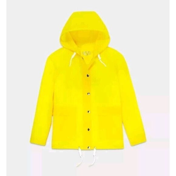 UGG Women’s Hutton Rain Jacket in Yellow Size XL NEW